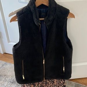 J crew Sherpa vest
